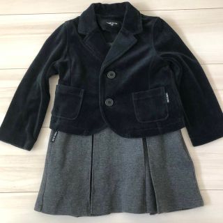 コムサイズム(COMME CA ISM)の90サイズ　子供服　フォーマル　ワンピース　セット　上着　コムサイズム　コムサ(ドレス/フォーマル)