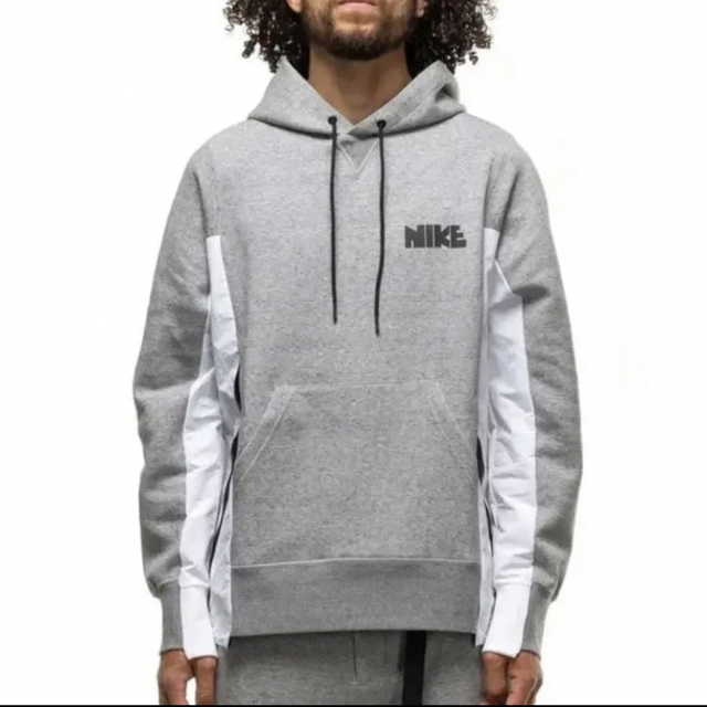 sacai × NIKE  Hoodie サカイ × ナイキ フーディー 灰XL