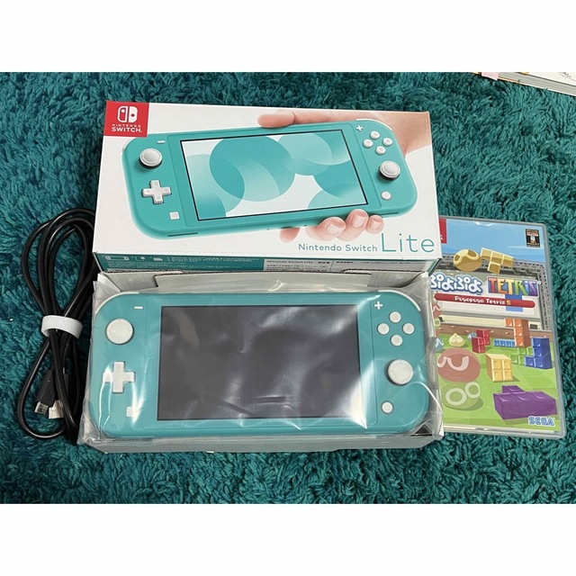 Nintendo Switch  Lite ターコイズ ぷよぷよテトリスセット