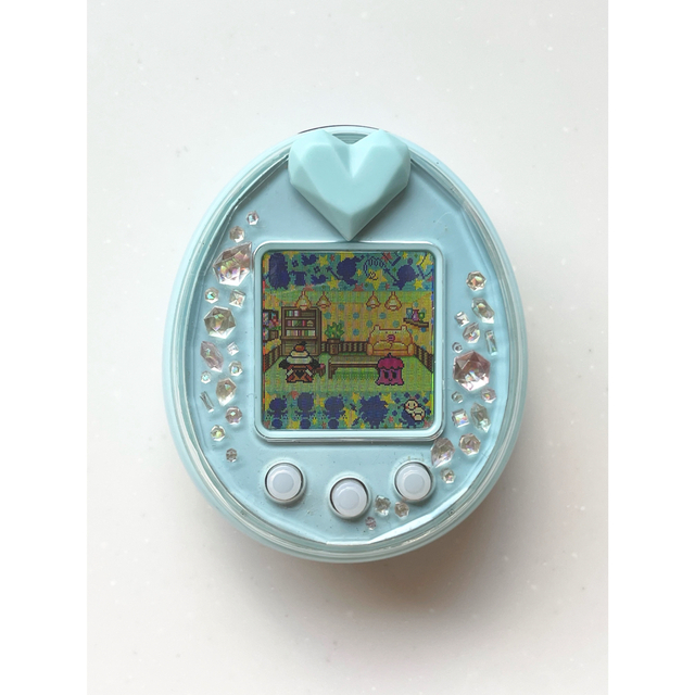 たまごっちピース 水色 電池2本付き tamagotchi たまごっちps携帯用ゲーム機本体