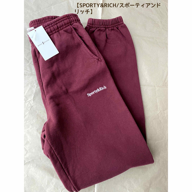 【SPORTY&RICH/スポーティアンドリッチ】スウェットパンツSPORTYampRICH