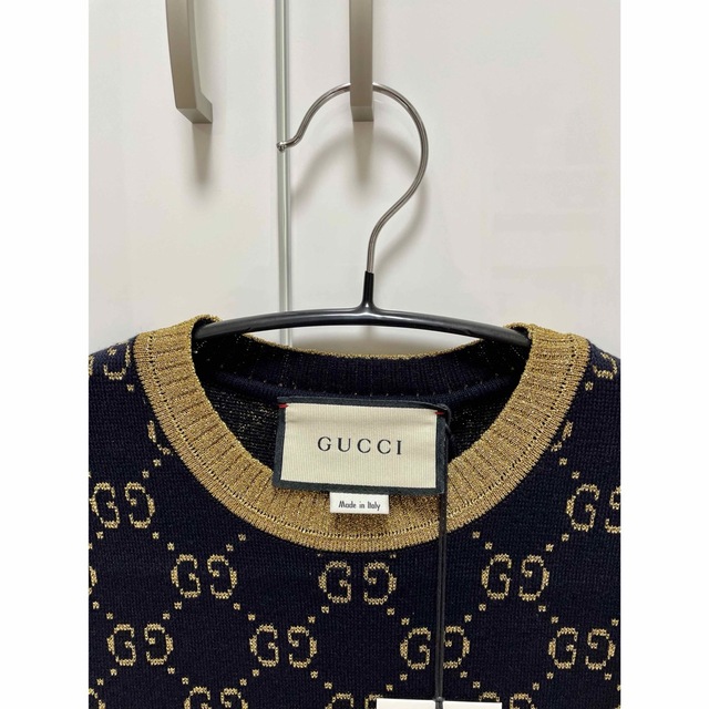 Gucci(グッチ)の【sakura92様専用】GUCCI  グッチ　コットンラメ ファブリック レディースのトップス(ニット/セーター)の商品写真