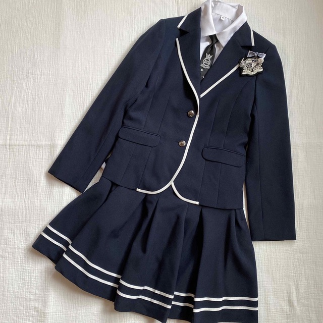 【女の子】165㎝　デコラピンキーズ　フォーマル5点セット　卒服　卒業式　黒niaの子供服全商品こちら