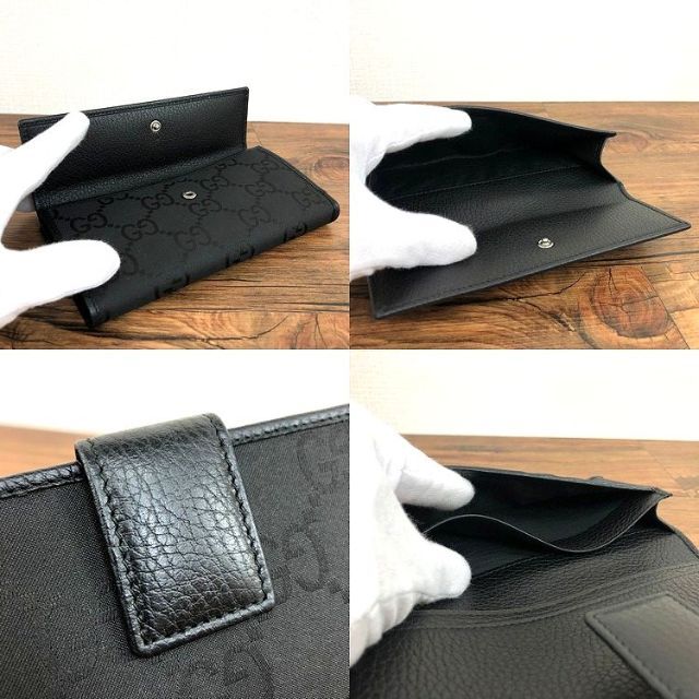 Gucci - 未使用品 GUCCI 長財布 128223 ブラック 47の通販 by old