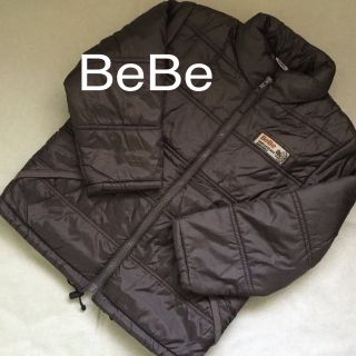 ベベ(BeBe)のBeBe ベベ キッズ 男の子 中綿ジャケット アウター ブラウン Mサイズ(ジャケット/上着)