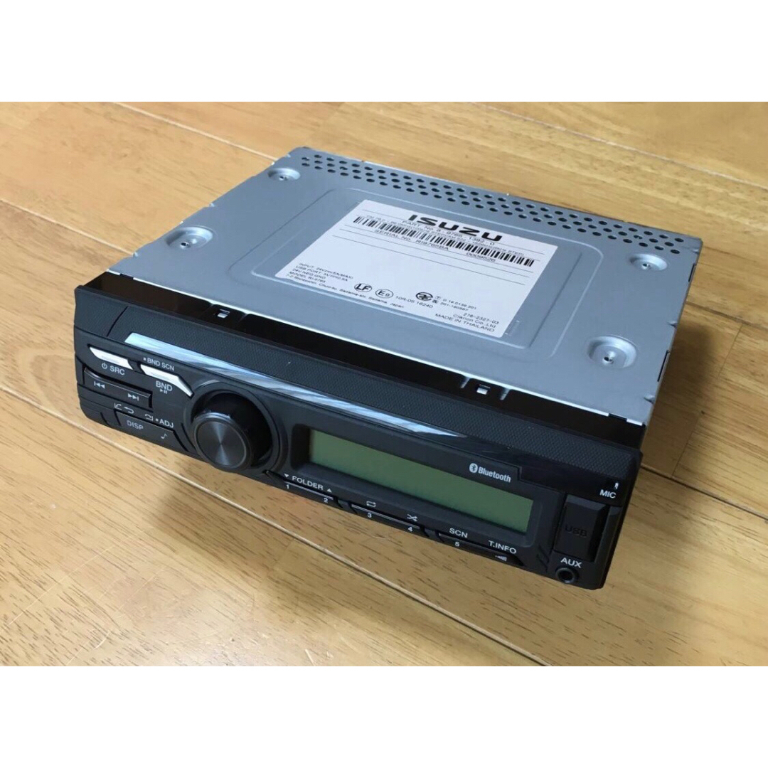 新車外し 純正 いすゞ ラジオ AM/FM USB Bluetooth 24v