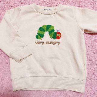 エリックカール(ERIC CARLE)のはらぺこあおむし ❤️ 裏地起毛 トレーナー 100cm 新品未使用(Tシャツ/カットソー)