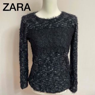 ザラ(ZARA)のZARA  レディースニット　ミックスカラーデザインニット　(ニット/セーター)