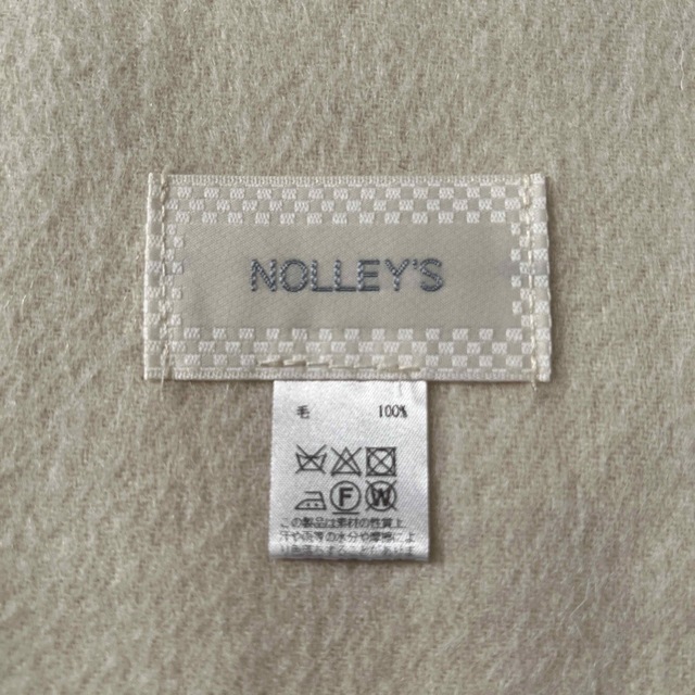 NOLLEY'S(ノーリーズ)のNOLLEY'S ノーリーズ　毛100% レディースのファッション小物(マフラー/ショール)の商品写真