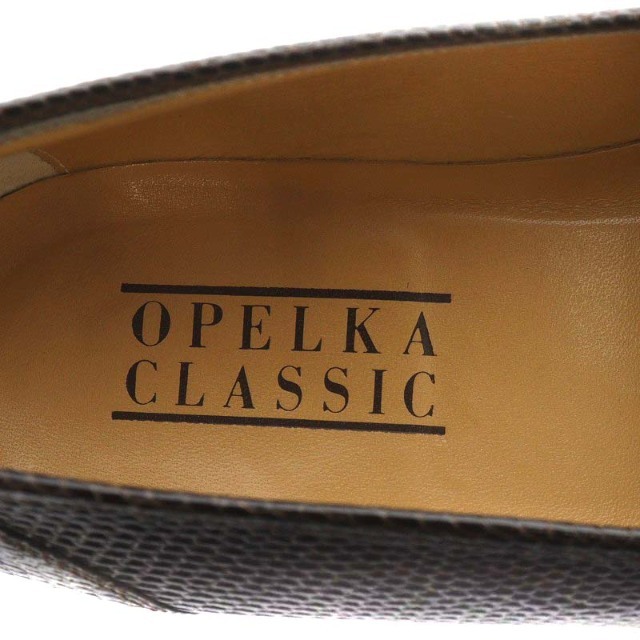 other(アザー)のOPELKA CLASSIC ローファー レザー 型押し 25.5EE 茶 メンズの靴/シューズ(スリッポン/モカシン)の商品写真