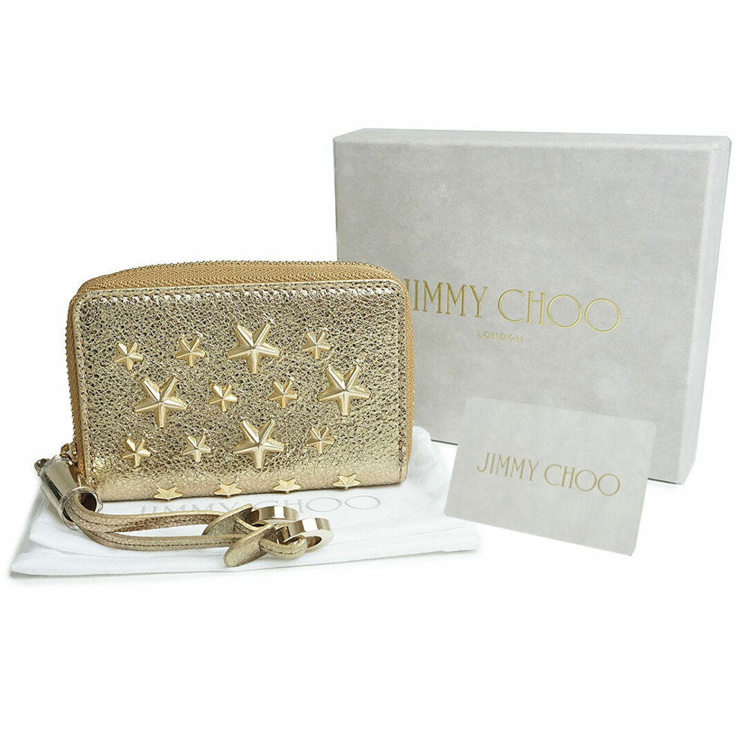 【美品】ジミーチュウ　JIMMY CHOO　ゴールド　小銭入れ未使用