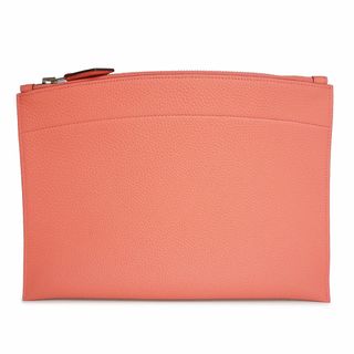 エルメス(Hermes)のエルメス ポシェット バザール PM クラッチバッグ ポーチ トゴ レザー ローズキャンディ ピンク T刻印 箱付 HERMES（新品・未使用品）(クラッチバッグ)