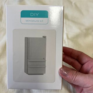 ミニチュアDIYキット　冷蔵庫(ミニチュア)
