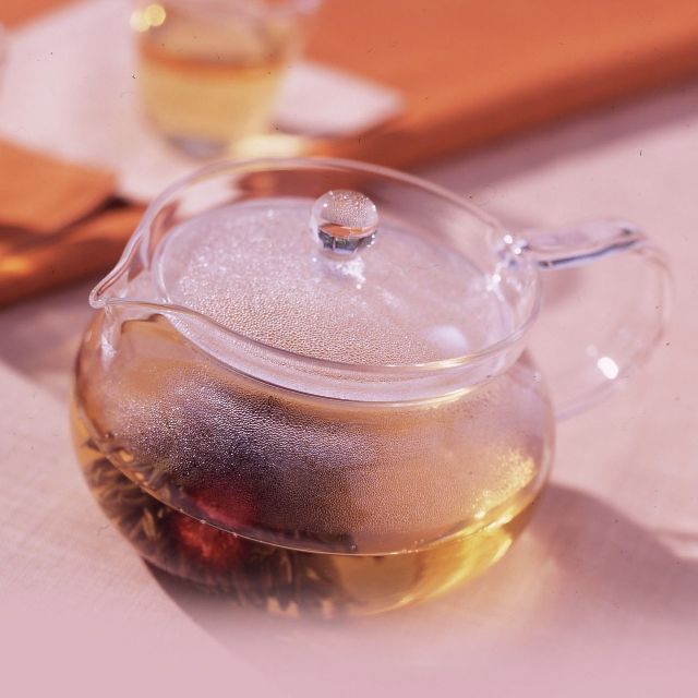 HARIO(ハリオ) 茶茶急須 丸 実用容量450ml 耐熱ガラス