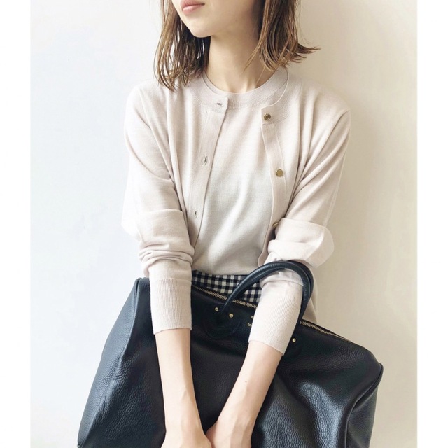 美品♪イエナ ALBA アンサンブル ツインニット カーディガン 金ボタン- 美品♪イエナ ALBA アンサンブル ツインニット カーディガン 金ボタン-