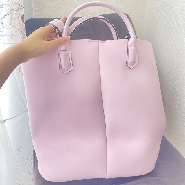 ラスト１【新品】Save My Bag セーブマイバック トートバッグ ピンク レディースのバッグ(トートバッグ)の商品写真