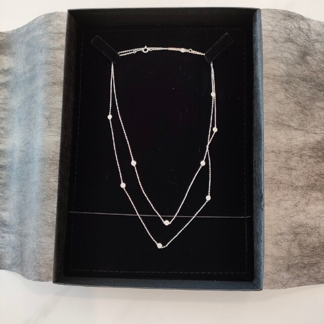 買取り実績 ダイヤモンドステーションネックレス1ct プラチナロング