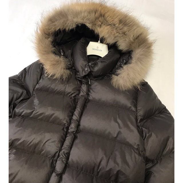 MONCLER モンクレール FLAMME フラム ダウンコート ダークカーキ系-