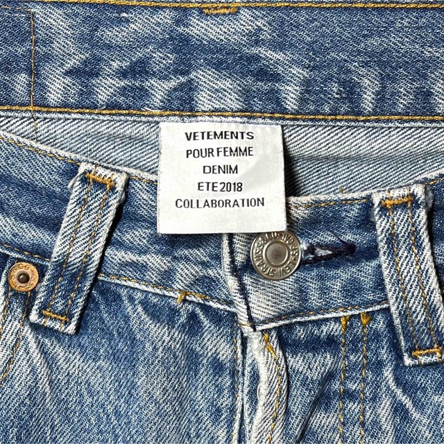 VETEMENTS - Vetements Levi's Logo Embroidered Denimの通販 by dyt