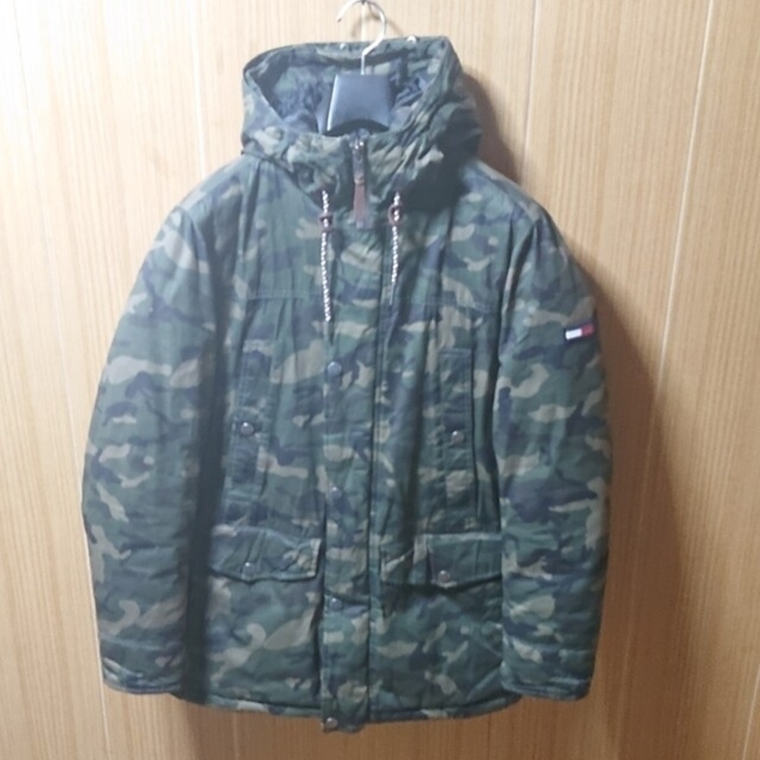 TOMMY JEANS - トミージーンズ ダウンジャケット Sサイズ カモ 迷彩