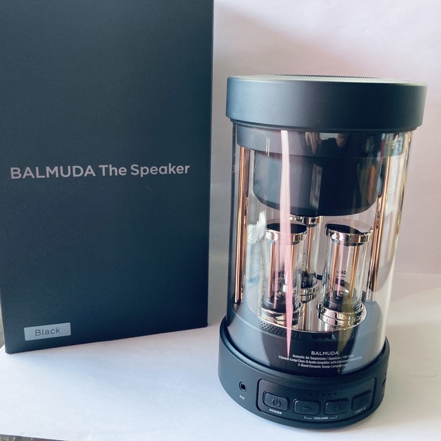 BALMUDA(バルミューダ)のバルミューダ　スピーカー　BALMUDA Speaker  M01A-BK スマホ/家電/カメラのオーディオ機器(スピーカー)の商品写真