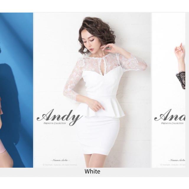 Andy(アンディ)のアンディ ミニドレス 新品  レディースのフォーマル/ドレス(ミニドレス)の商品写真