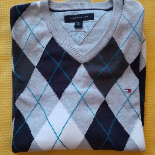 トミーヒルフィガー(TOMMY HILFIGER)の値下げ中　美品　トミーヒルフィガー　メンズセーター(ニット/セーター)