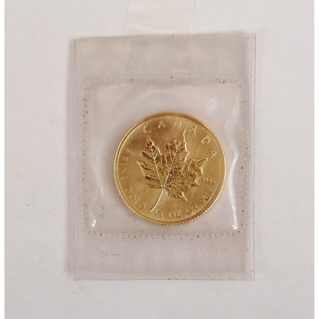 ●金貨● メイプルリーフ金貨 1/4オンス 10ドル 未使用