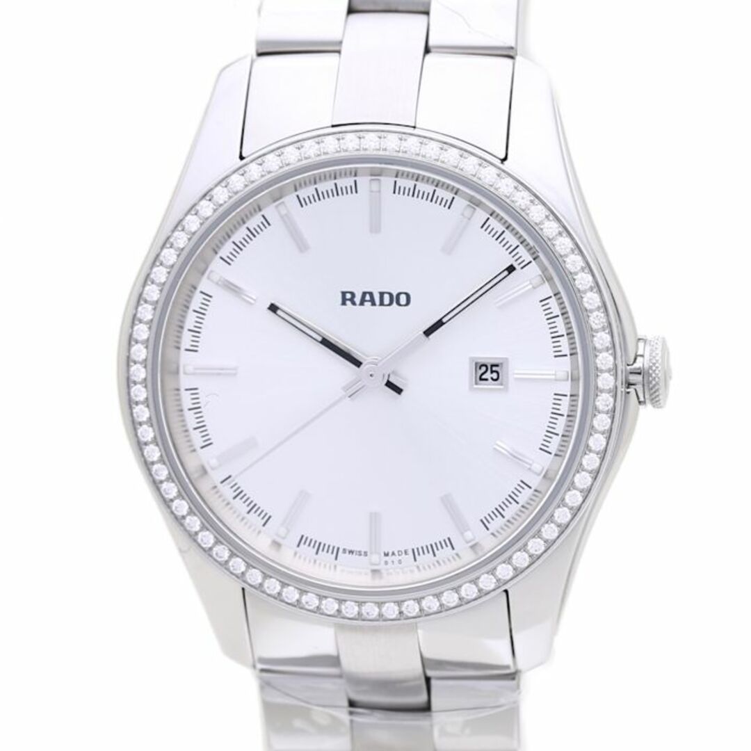 ラドー RADO ハイパークローム R32112103 ベゼルダイヤ ステンレススチール レディース / 38034 ☆未使用【腕時計】