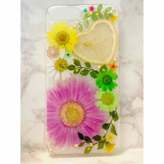 全機種対応 iPhoneケース 押し花ケース 押し花 ケース 花 Android(iPhoneケース)