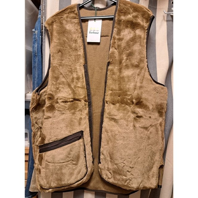 【新品】  Araki yuu / アラキユウ | 2018AW | British Wool Loop Holes Vest ジレ ベスト | 1 | ストライプ | メンズ