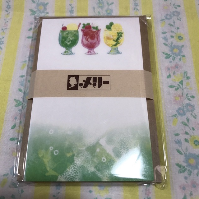 古川紙工　メリーチョコレート　ミニレター　6種×2枚ずつ　おすそ分け　便箋　封筒 エンタメ/ホビーのコレクション(印刷物)の商品写真