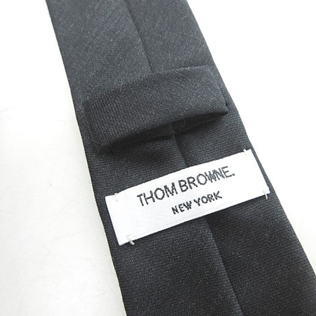 THOM BROWNE(トムブラウン)のトムブラウン ネクタイ ナロータイ 無地 フォーマル ビジネス 灰 グレー メンズのファッション小物(ネクタイ)の商品写真