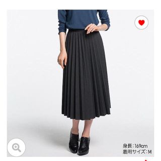 ユニクロ(UNIQLO)のユニクロ プリーツスカート(ロングスカート)