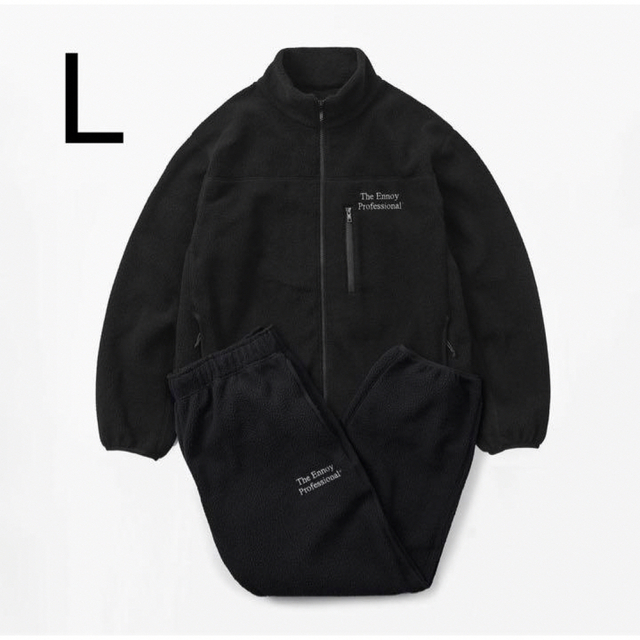 ennoy Polartec City Fleece BLACK × WHITE-