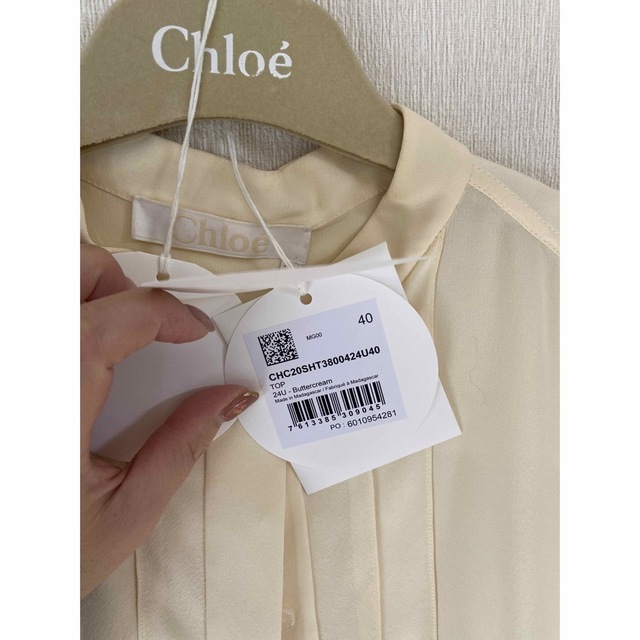 Chloe(クロエ)のChloeクロエ★シルクブラウス レディースのトップス(シャツ/ブラウス(長袖/七分))の商品写真