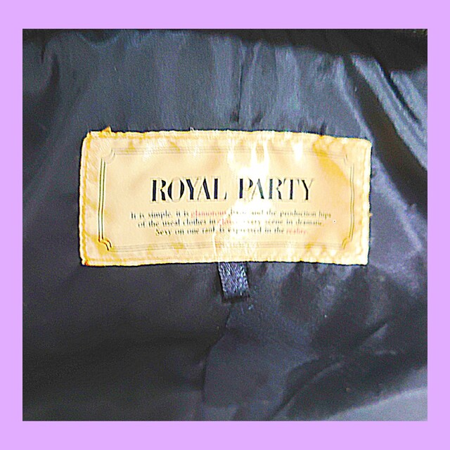 ROYAL PARTY(ロイヤルパーティー)の【超美品】RoyalParty  ウールダウンコート M グレー レディースのジャケット/アウター(ダウンコート)の商品写真