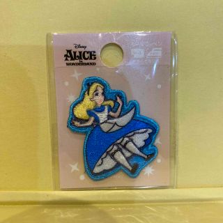 新品　不思議の国のアリス　ワッペン(各種パーツ)