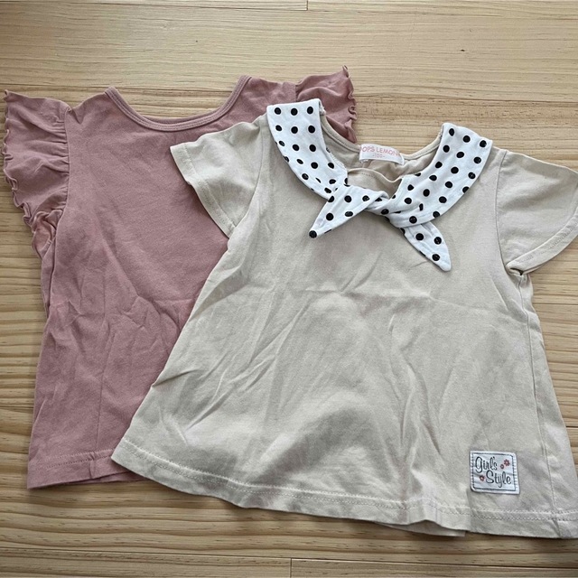 半袖Tシャツ　女の子　100 キッズ/ベビー/マタニティのキッズ服女の子用(90cm~)(Tシャツ/カットソー)の商品写真