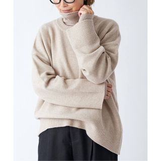 ドゥーズィエムクラス(DEUXIEME CLASSE)の【極美品】ドゥーズィエムクラス　Aries クルーネック プルオーバー(ニット/セーター)