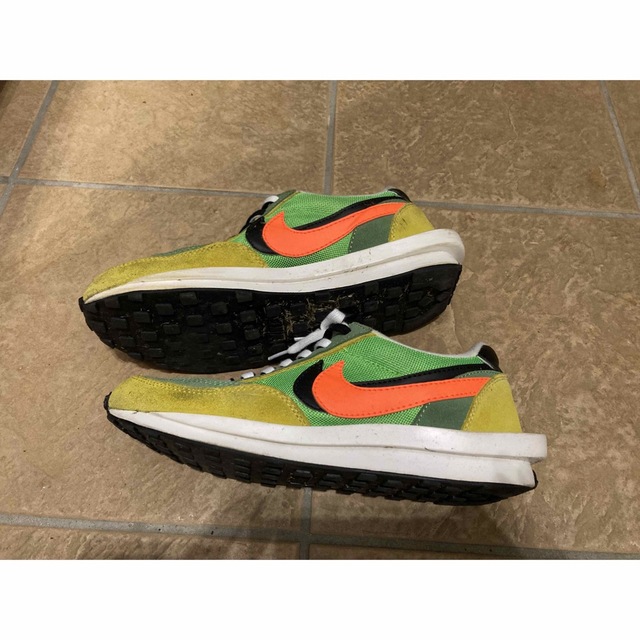 nike sacai LDワッフル 緑 26.0