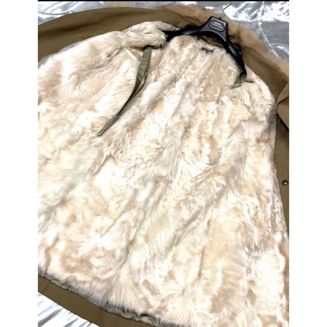 極美品❣️ROTINY フォックスファー チキャンラムライナー付 女優襟