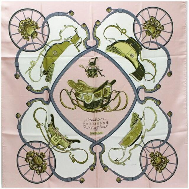 在庫あり 即納】 エルメス HERMES カレ90 SPRINGS スプリング スカーフ