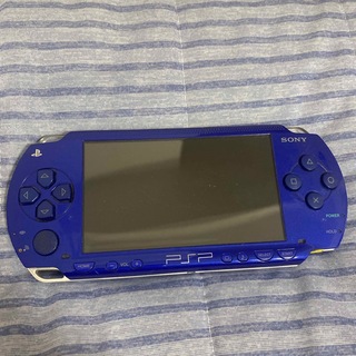 プレイステーションポータブル(PlayStation Portable)のPSP1000 ブルー　本体のみ(携帯用ゲーム機本体)
