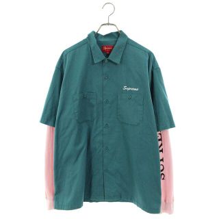 シュプリーム(Supreme)のシュプリーム 21AW Thermal Work Shirt サーマルレイヤードワーク長袖シャツ メンズ XL(シャツ)