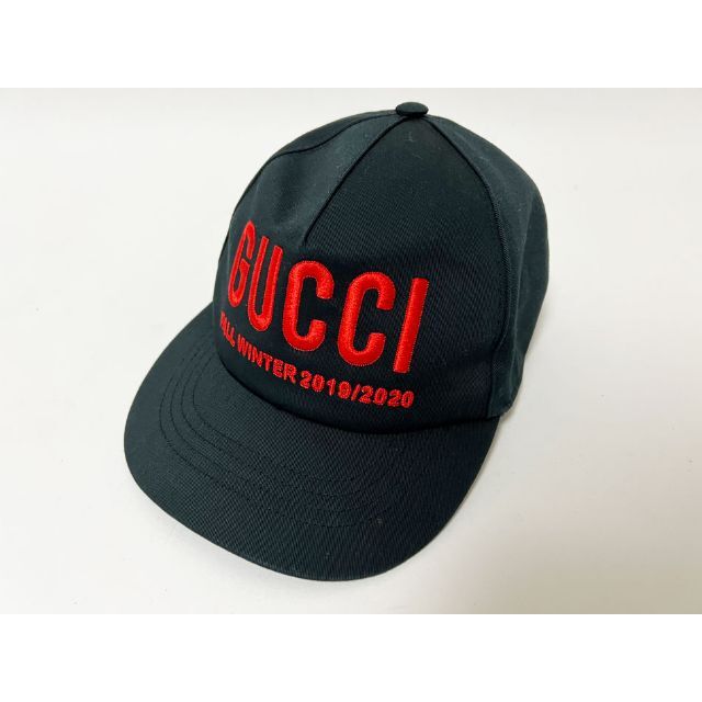 Gucci(グッチ)のグッチ キャップ 帽子 ベースボール エンブロイダリー M 57cm ブラック レディースの帽子(キャップ)の商品写真