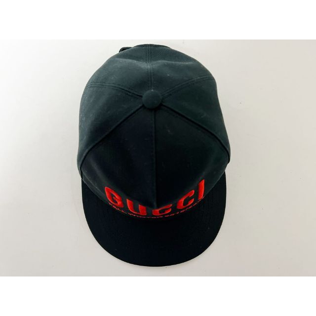 Gucci(グッチ)のグッチ キャップ 帽子 ベースボール エンブロイダリー M 57cm ブラック レディースの帽子(キャップ)の商品写真