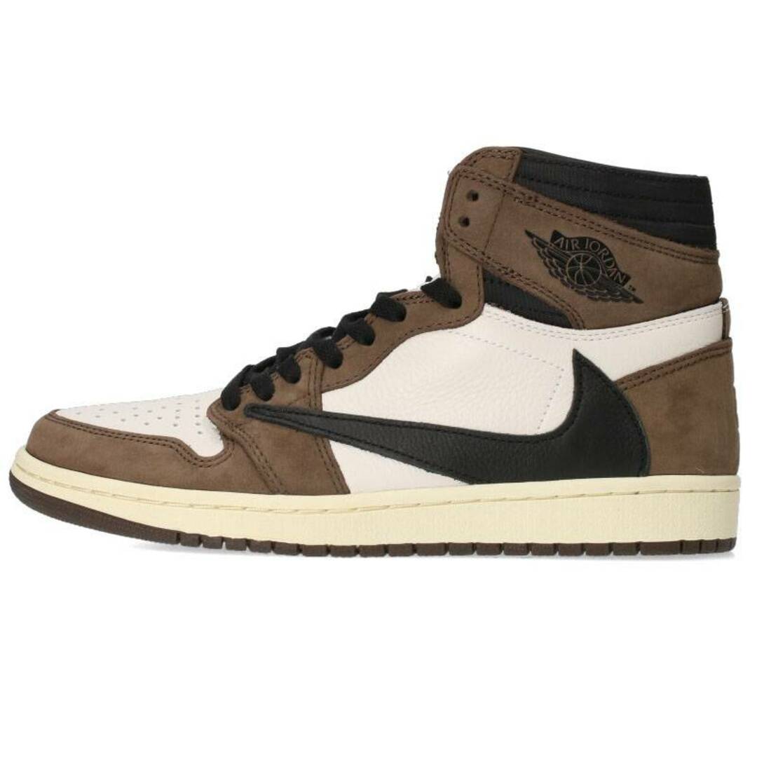 ナイキ ×トラヴィススコット Travis Scott AIR JORDAN 1 HIGH OG TS TRAVIS SCOTT CD4487-100 エアジョーダン1ハイオージースニーカー  メンズ 26cm