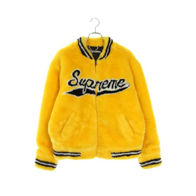 Supreme 20SS Faux Fur Varsity Jacket seven-health.com