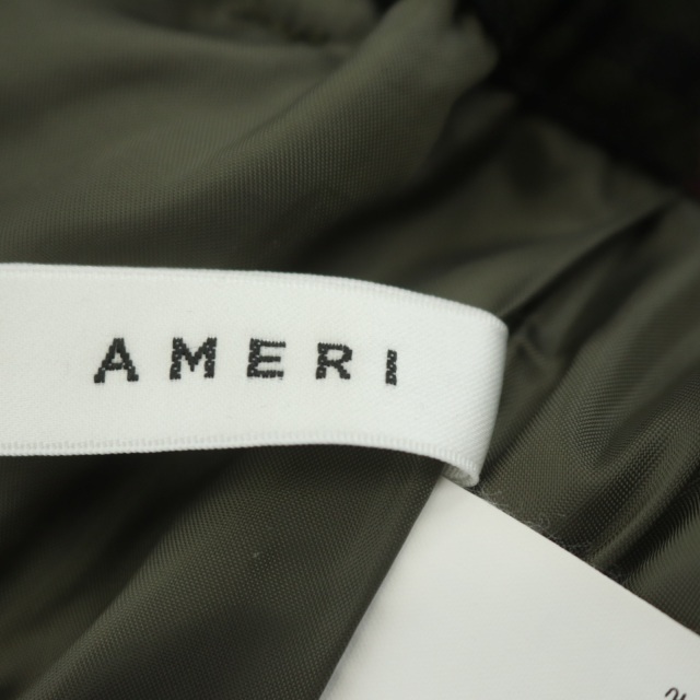 Ameri VINTAGE(アメリヴィンテージ)のアメリヴィンテージ 21AW テーパードパンツ チェック M カーキ オレンジ レディースのパンツ(その他)の商品写真